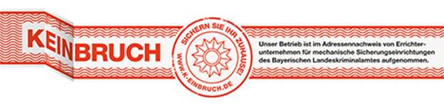 Albinger ist im LKA Bayern als Errichterunternehmen registriert