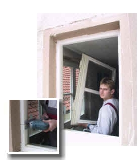 Renovierung Fenster - altes Fenster aushängen