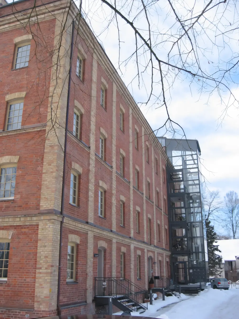 Fenster denkmalgeschützter Fabriken