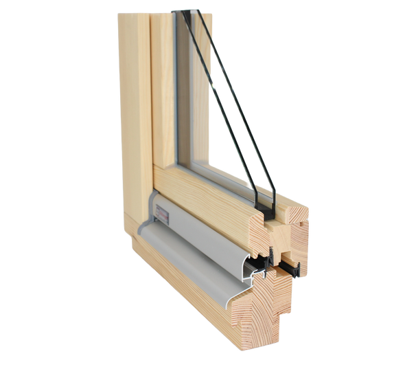 Holzfenster IV 68 mit Regenschiene