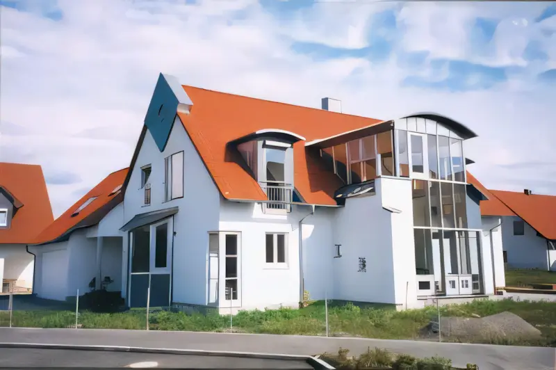 grossflächig Fensterfassade