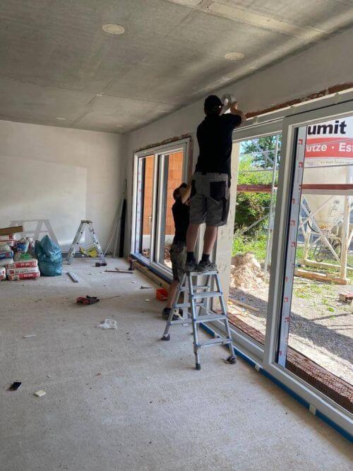 Montage einer Terrassentür