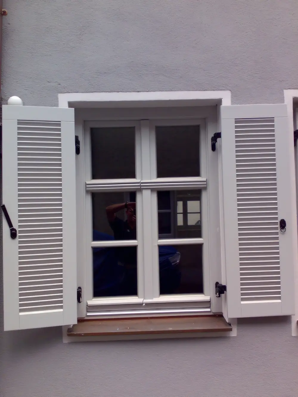 Sprossenfenster weiß