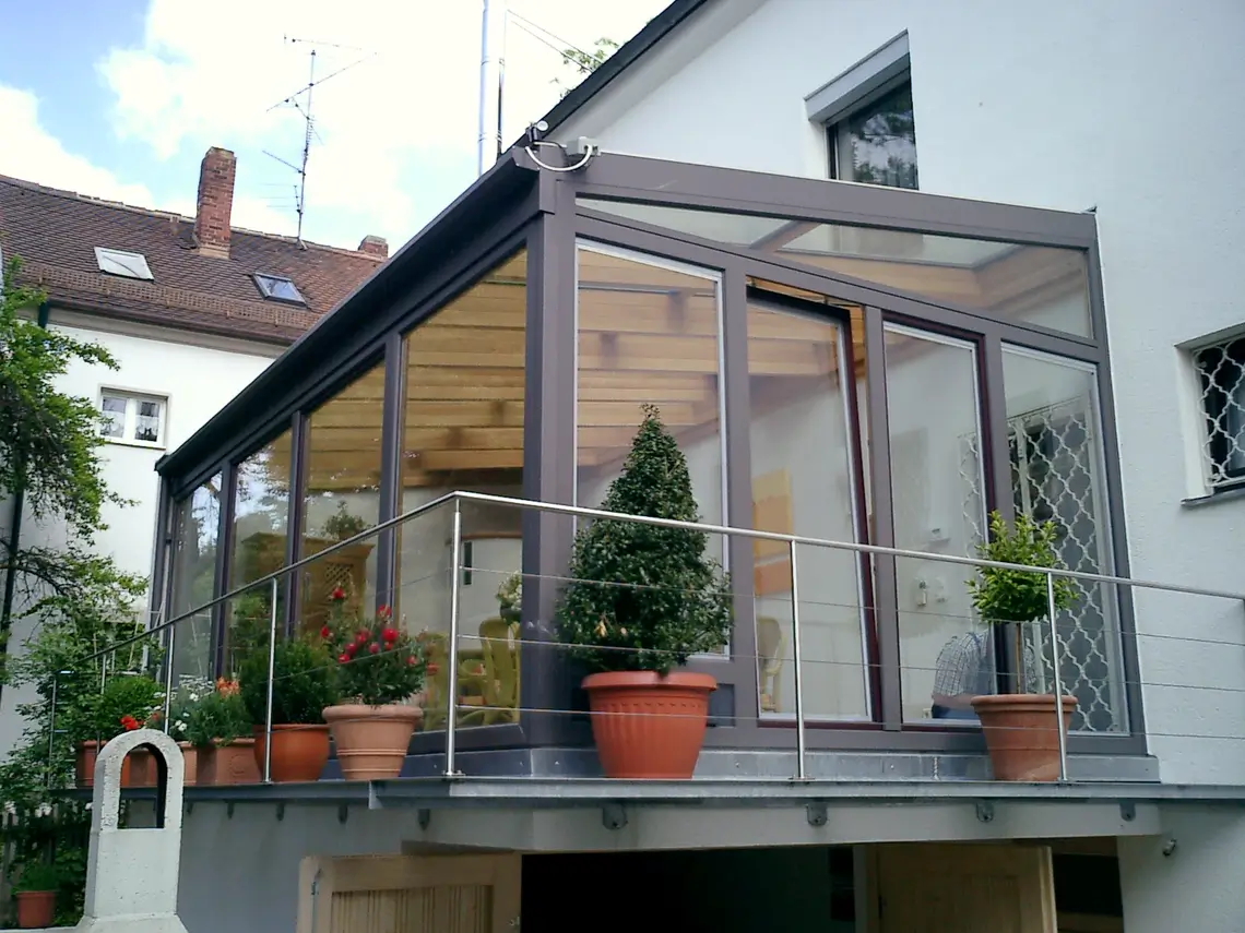 Ausbau der Terrasse zum Wintergarten